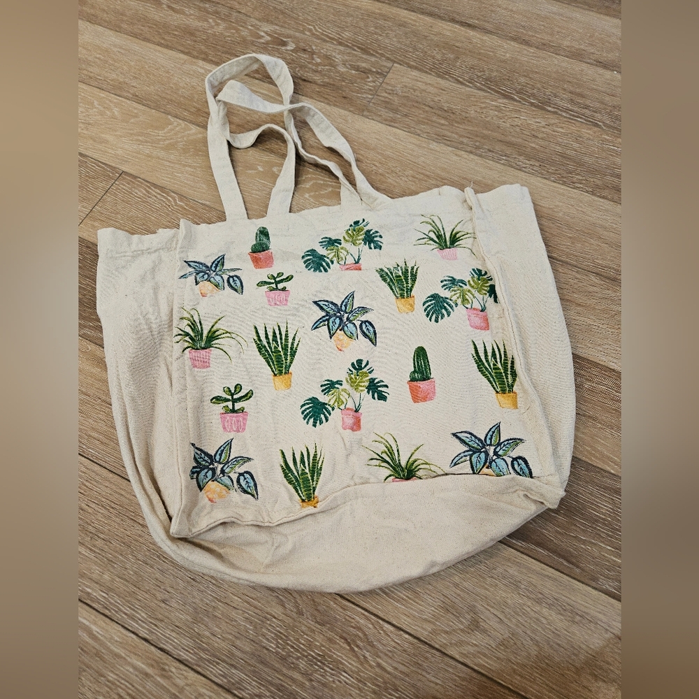 Farmers Market / store canvas tote bag shoulder bag